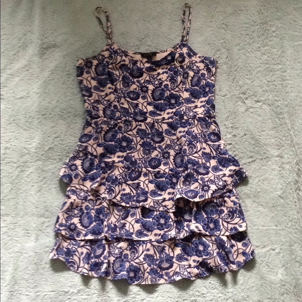 Jessica Simpson 'Paris' Tiered Floral Dress